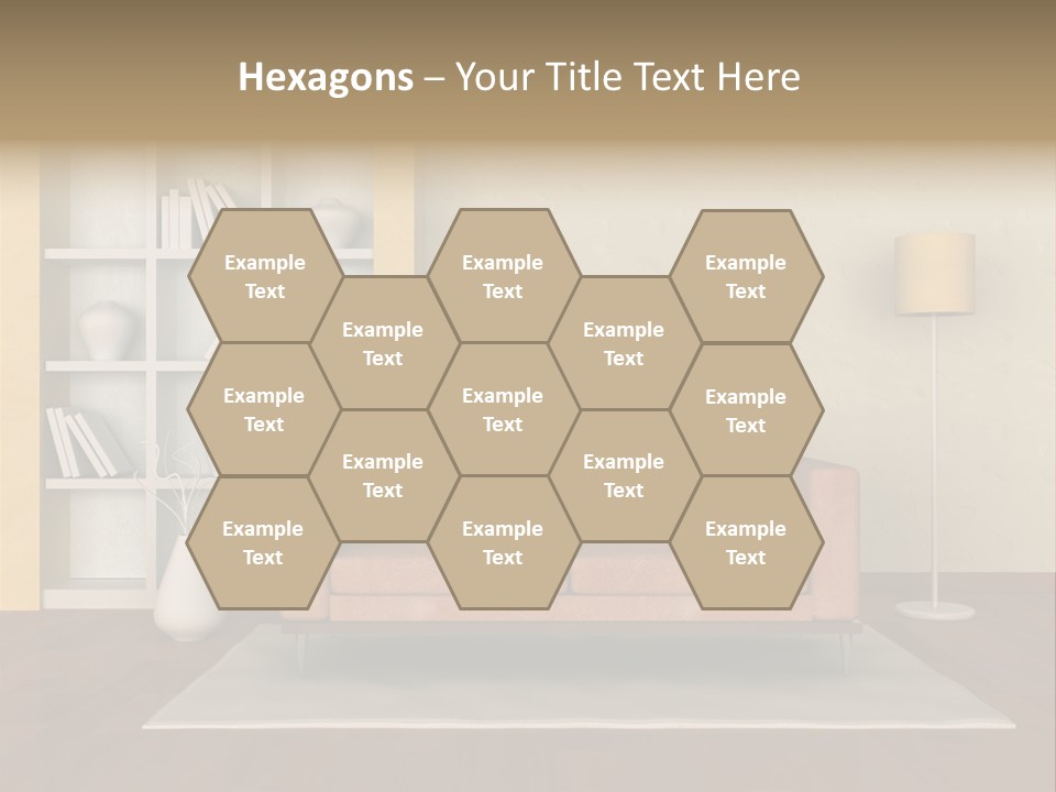 Decorative Fashion Lamp PowerPoint Template