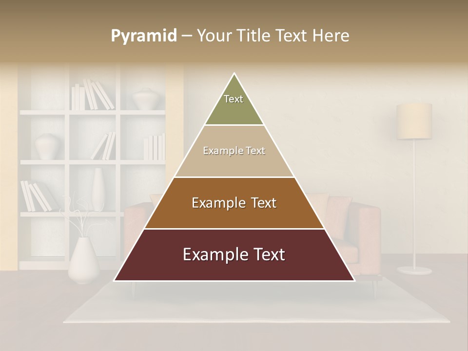 Decorative Fashion Lamp PowerPoint Template