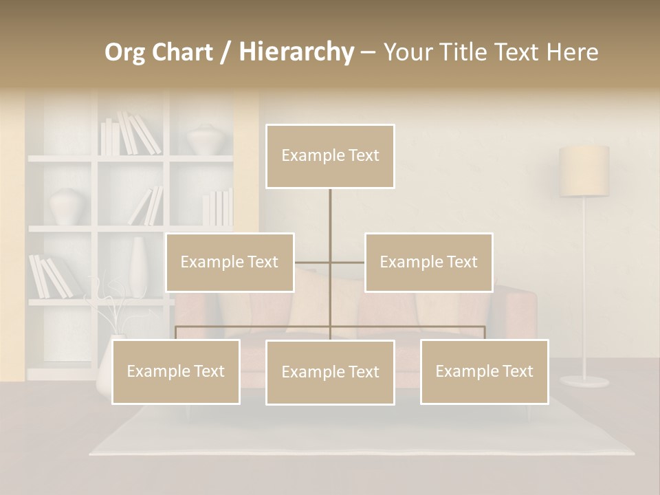 Decorative Fashion Lamp PowerPoint Template