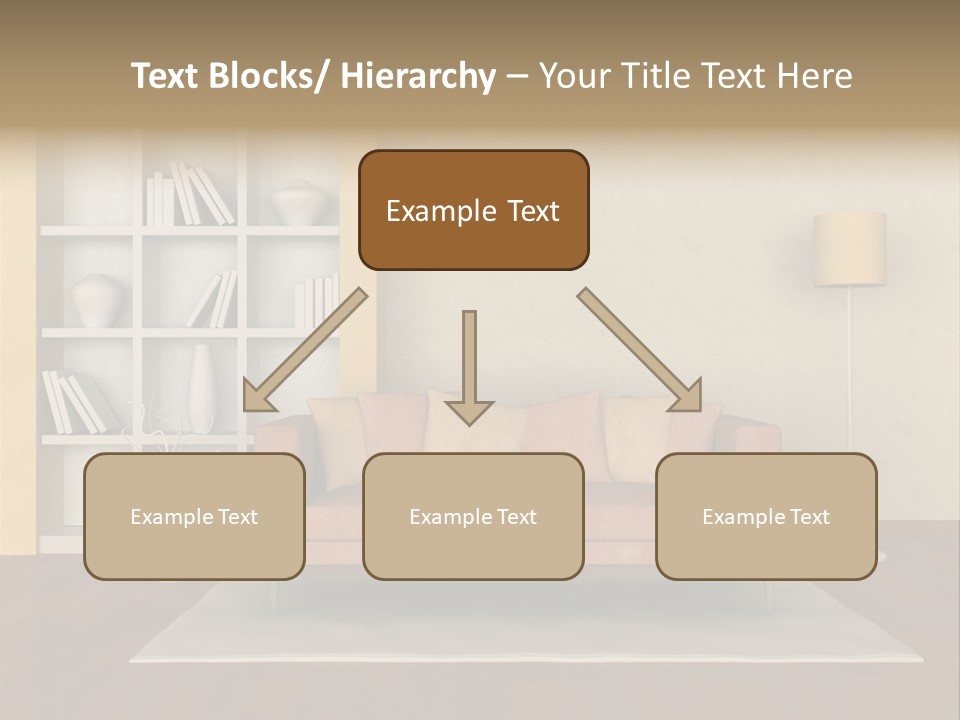 Decorative Fashion Lamp PowerPoint Template
