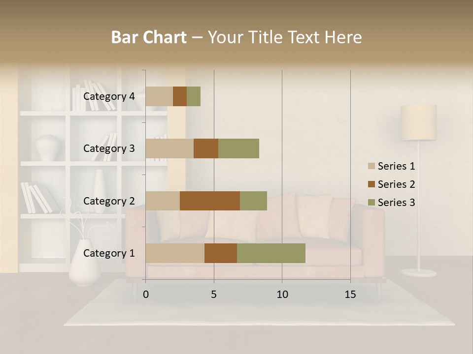 Decorative Fashion Lamp PowerPoint Template