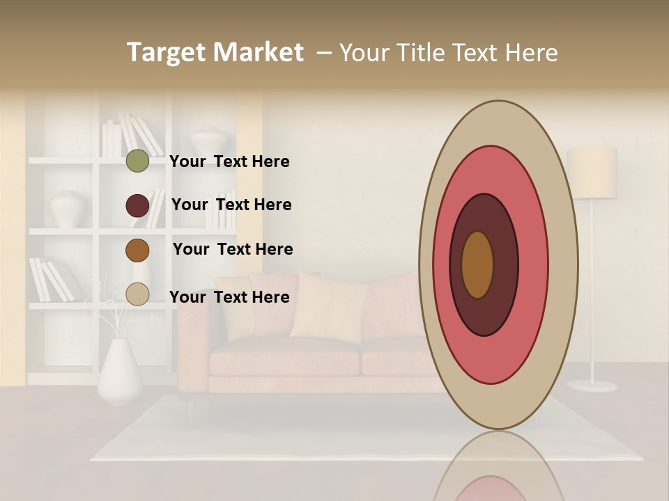 Decorative Fashion Lamp PowerPoint Template