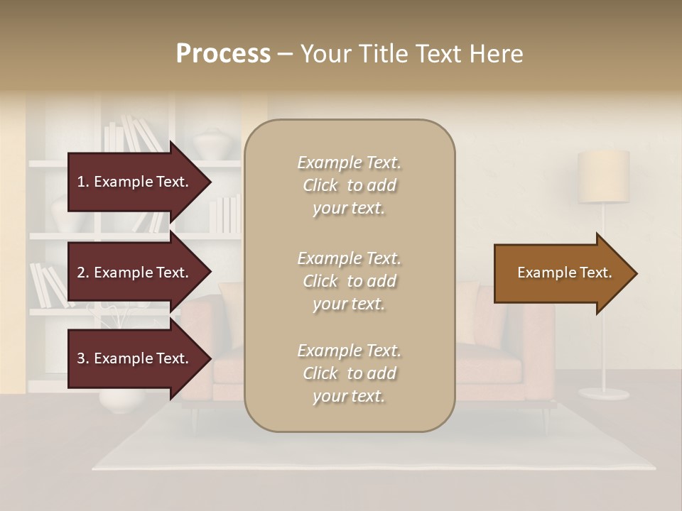 Decorative Fashion Lamp PowerPoint Template