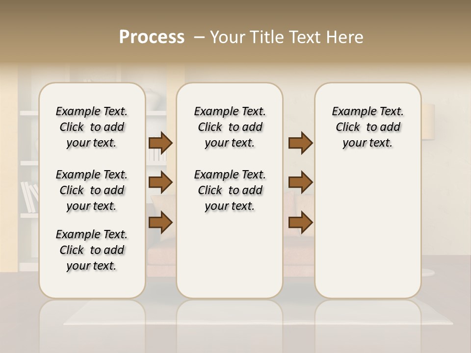 Decorative Fashion Lamp PowerPoint Template