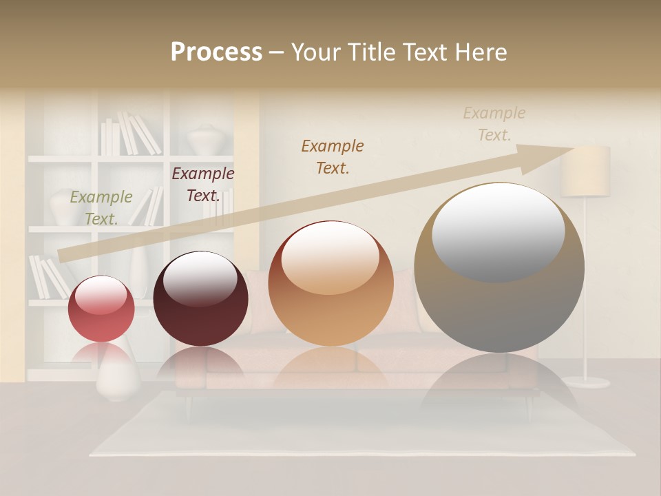 Decorative Fashion Lamp PowerPoint Template