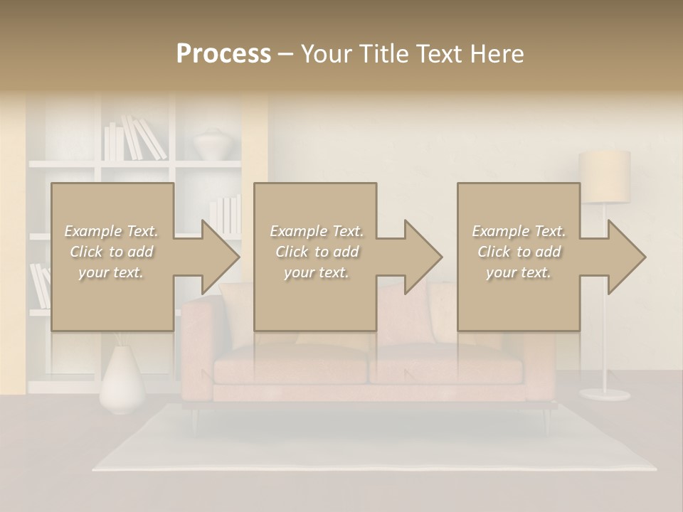 Decorative Fashion Lamp PowerPoint Template