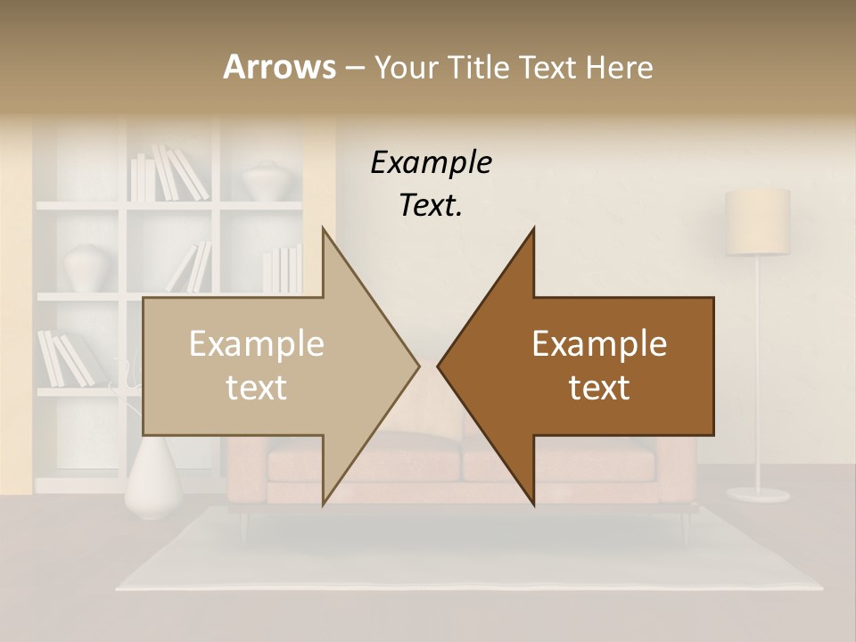 Decorative Fashion Lamp PowerPoint Template