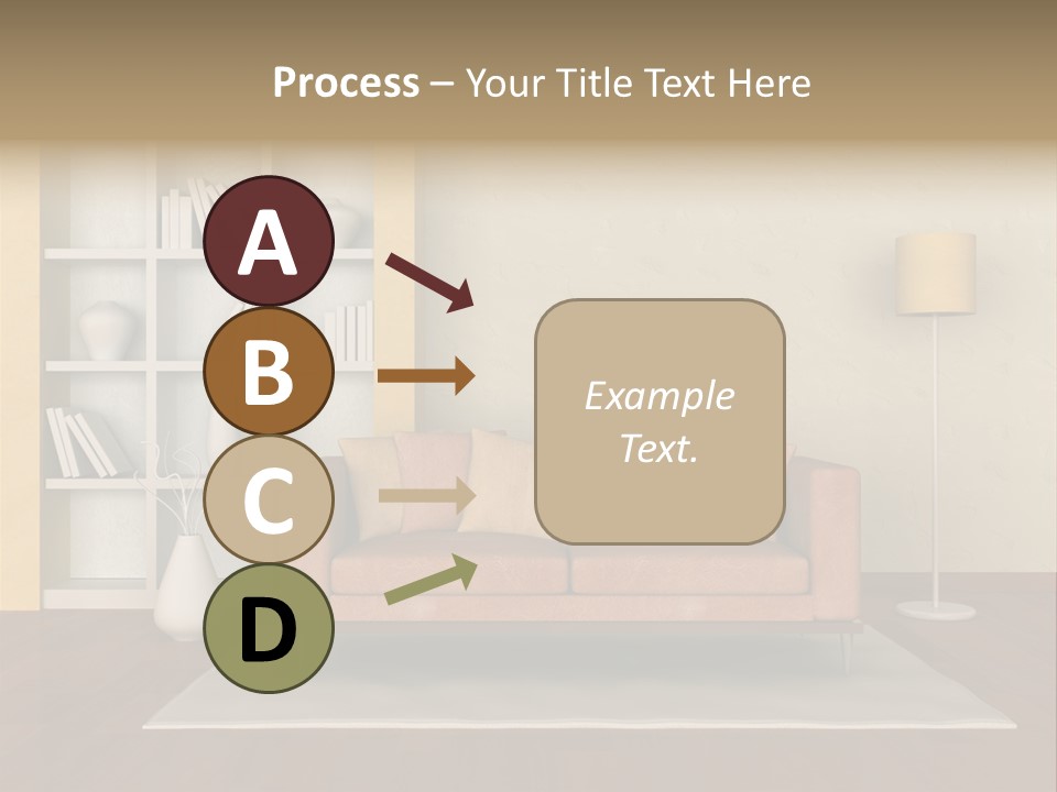 Decorative Fashion Lamp PowerPoint Template