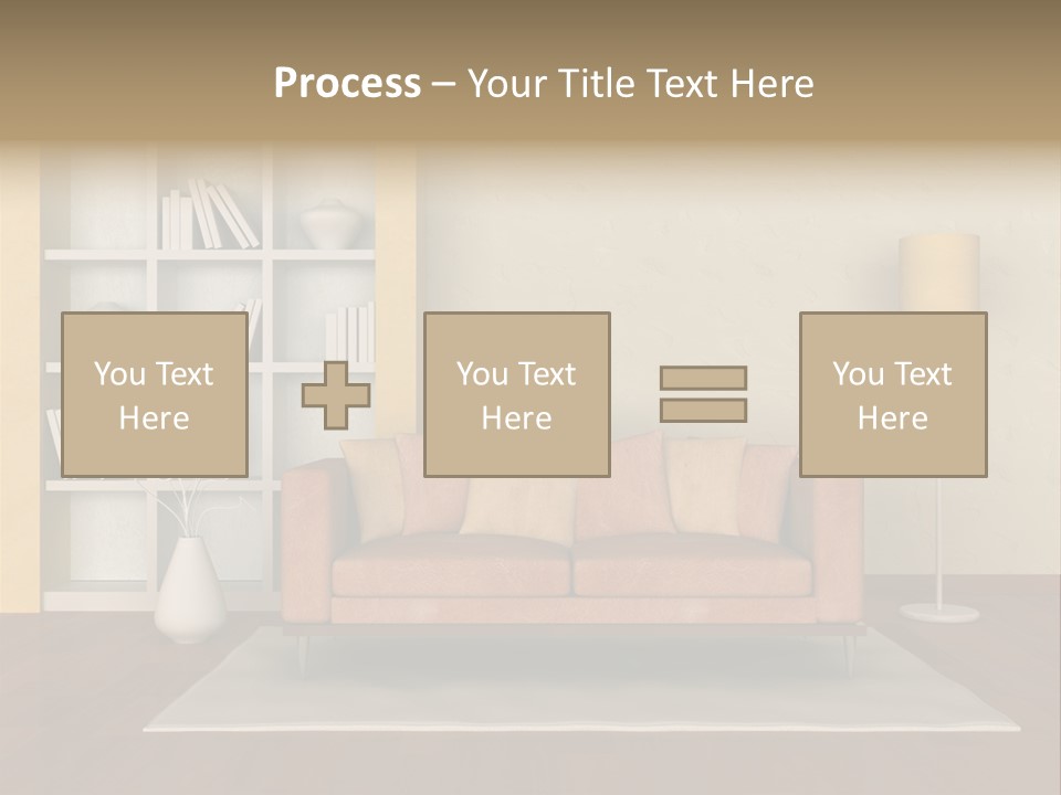 Decorative Fashion Lamp PowerPoint Template