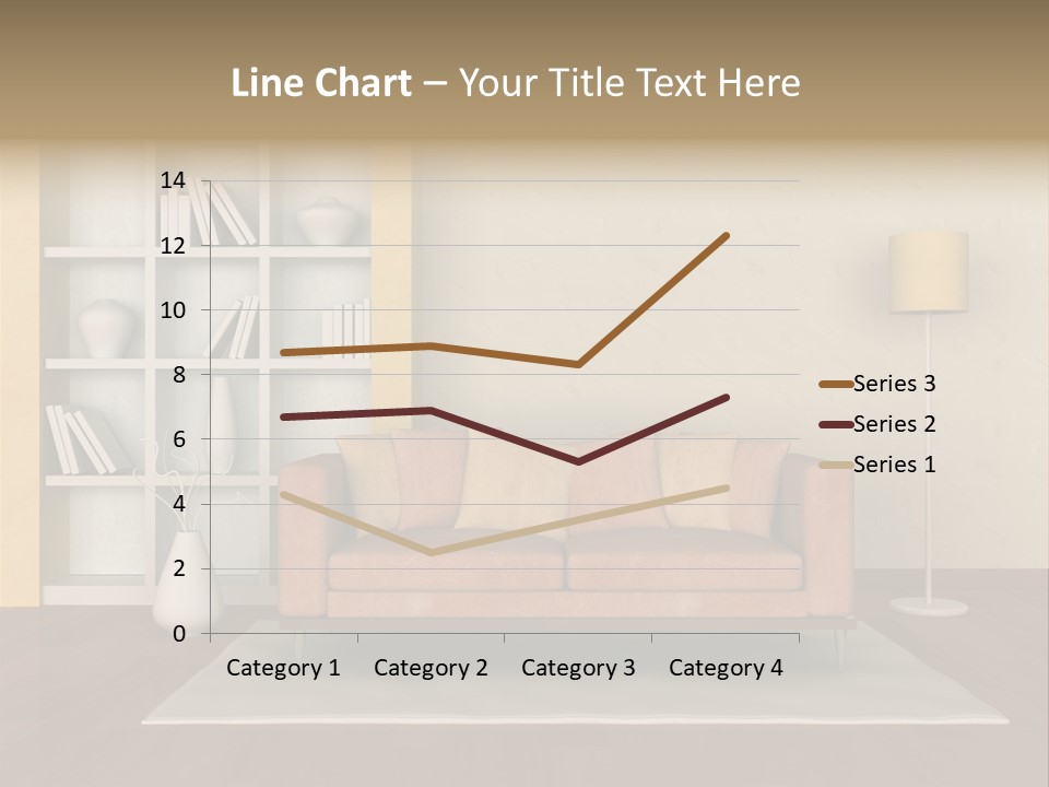 Decorative Fashion Lamp PowerPoint Template