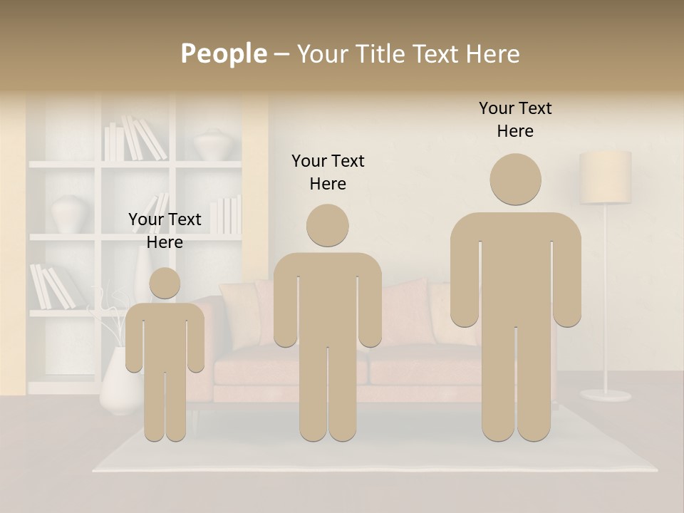 Decorative Fashion Lamp PowerPoint Template