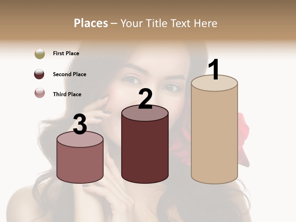 Teeth Pretty Woman PowerPoint Template
