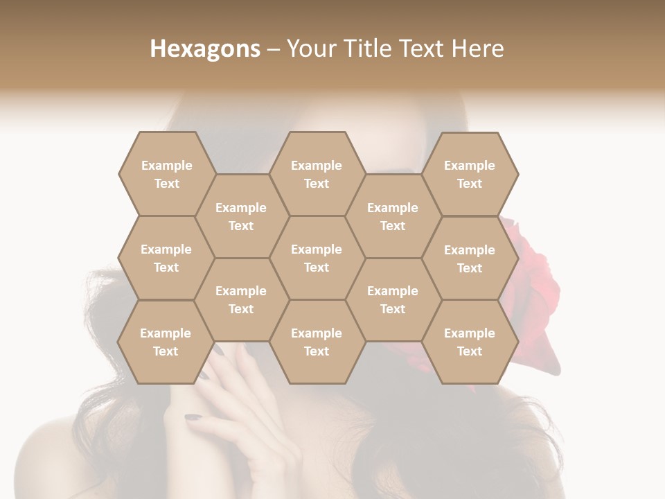 Teeth Pretty Woman PowerPoint Template