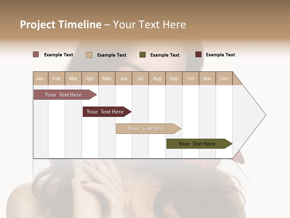 Teeth Pretty Woman PowerPoint Template