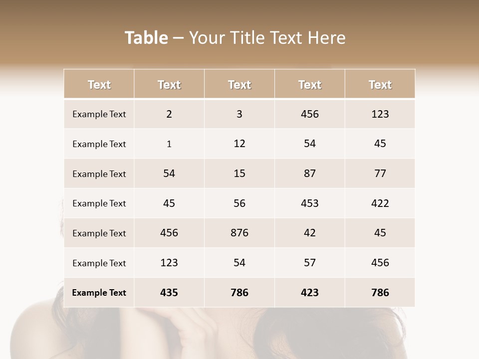 Teeth Pretty Woman PowerPoint Template