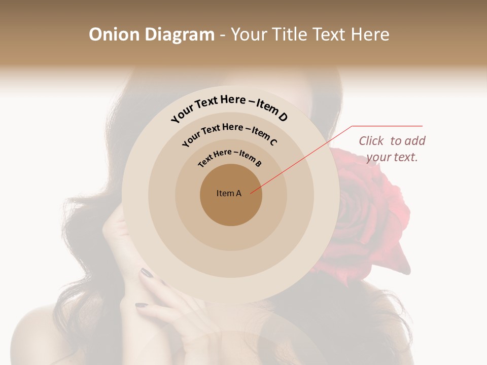 Teeth Pretty Woman PowerPoint Template