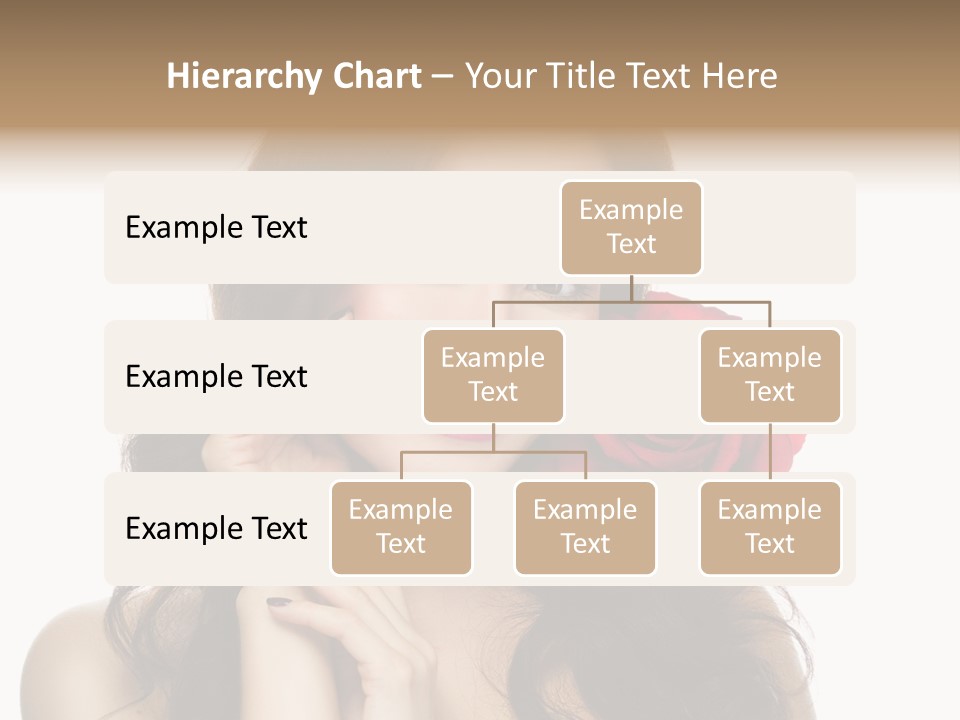 Teeth Pretty Woman PowerPoint Template