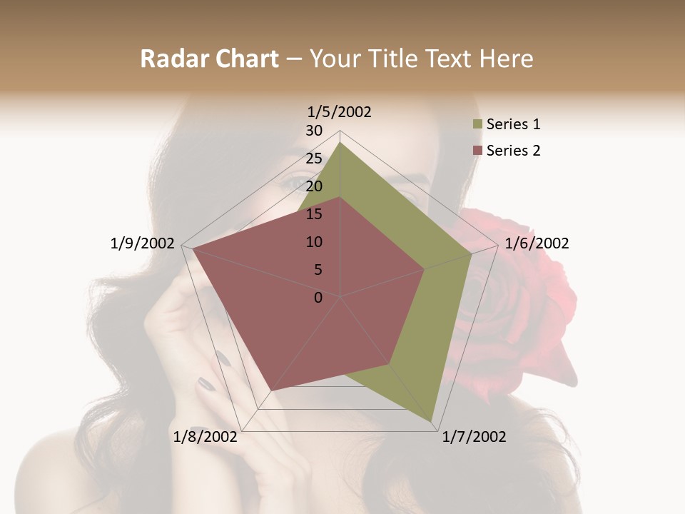 Teeth Pretty Woman PowerPoint Template