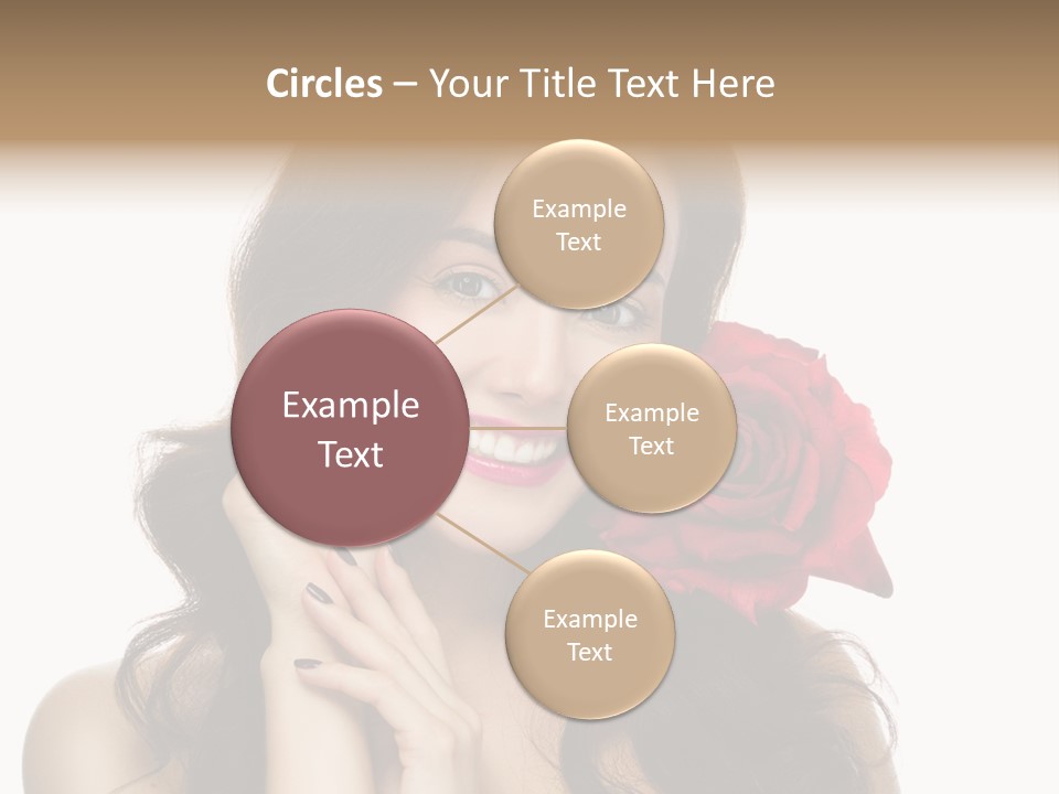 Teeth Pretty Woman PowerPoint Template