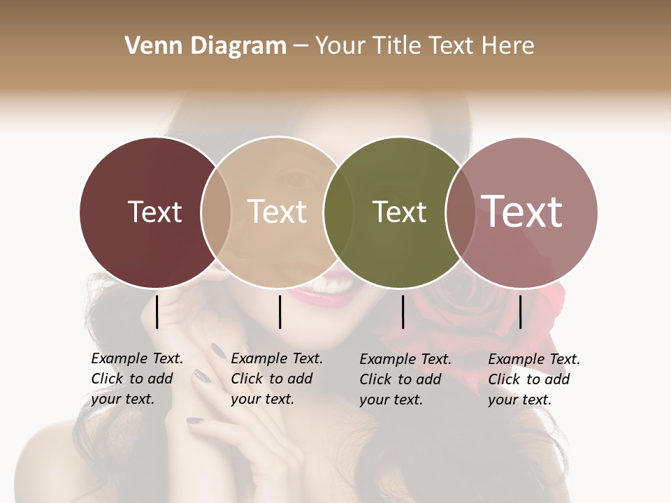 Teeth Pretty Woman PowerPoint Template
