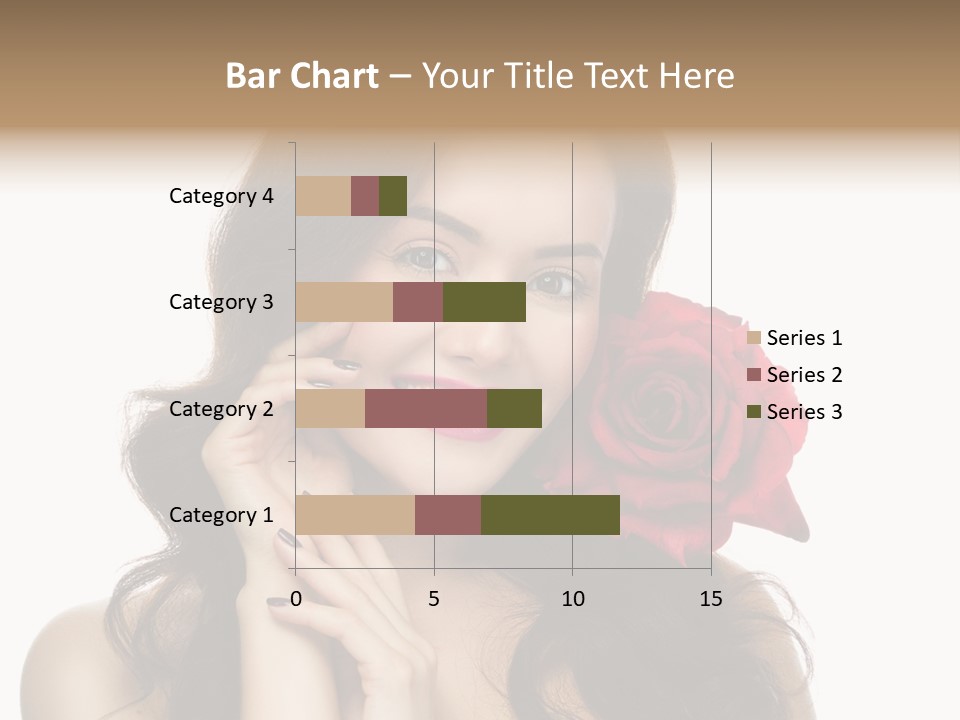 Teeth Pretty Woman PowerPoint Template