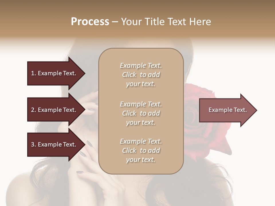 Teeth Pretty Woman PowerPoint Template