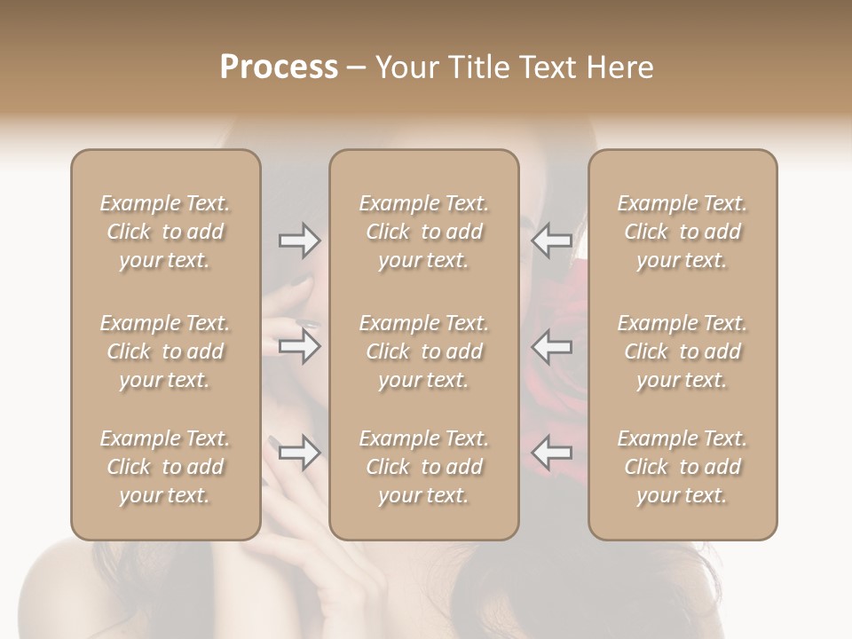 Teeth Pretty Woman PowerPoint Template