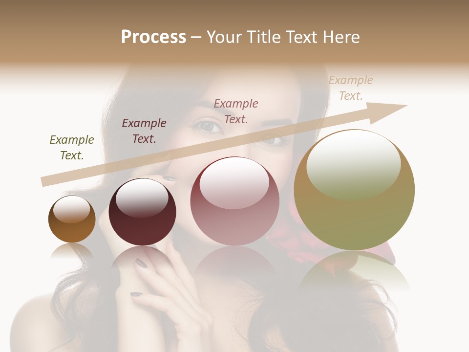 Teeth Pretty Woman PowerPoint Template