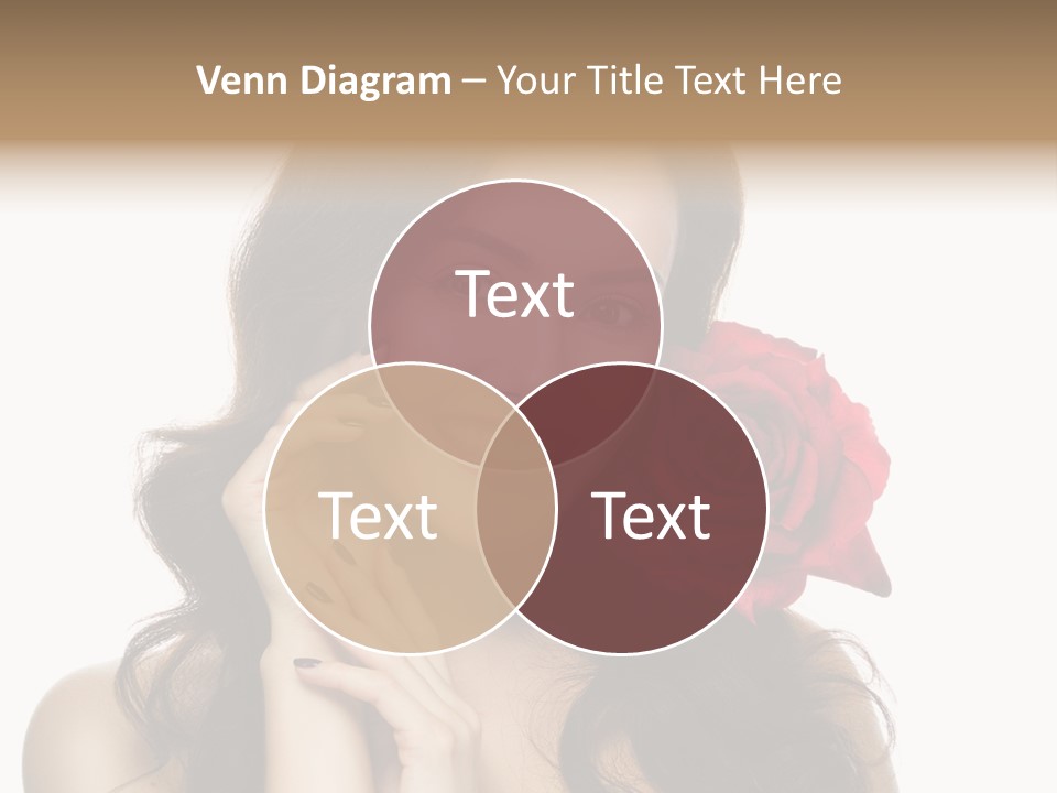 Teeth Pretty Woman PowerPoint Template