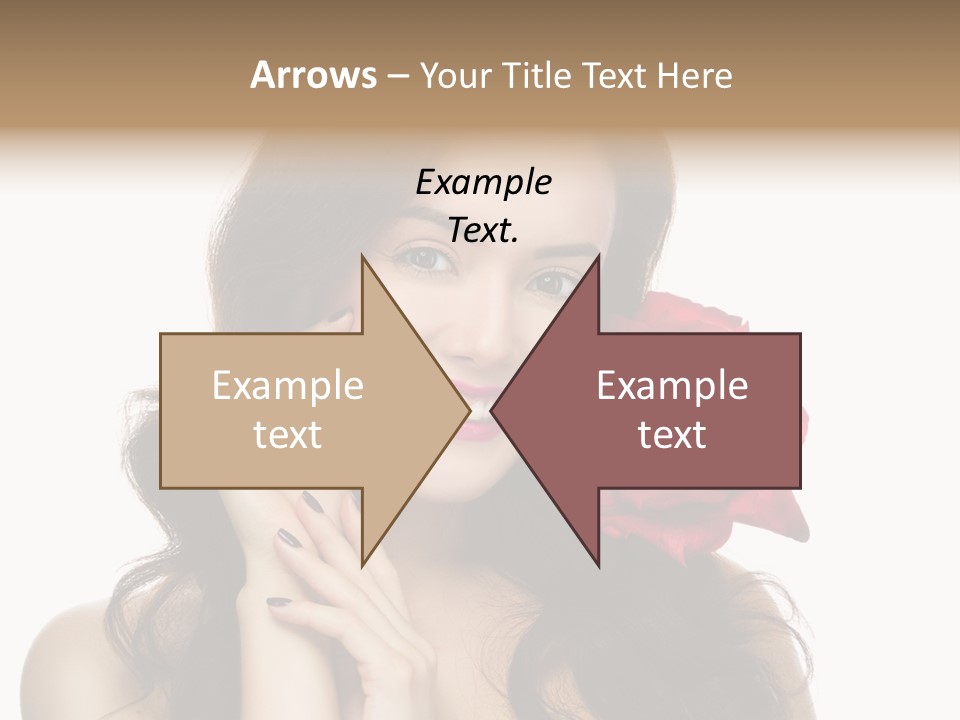 Teeth Pretty Woman PowerPoint Template