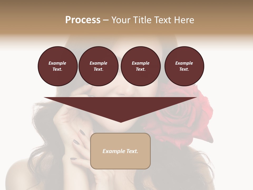 Teeth Pretty Woman PowerPoint Template