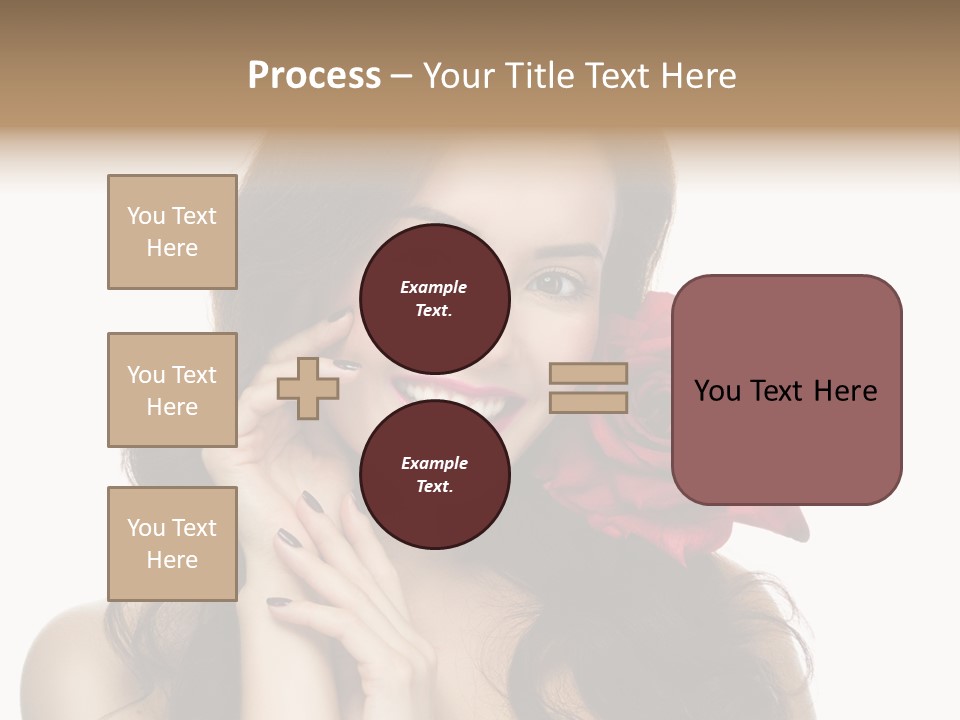 Teeth Pretty Woman PowerPoint Template