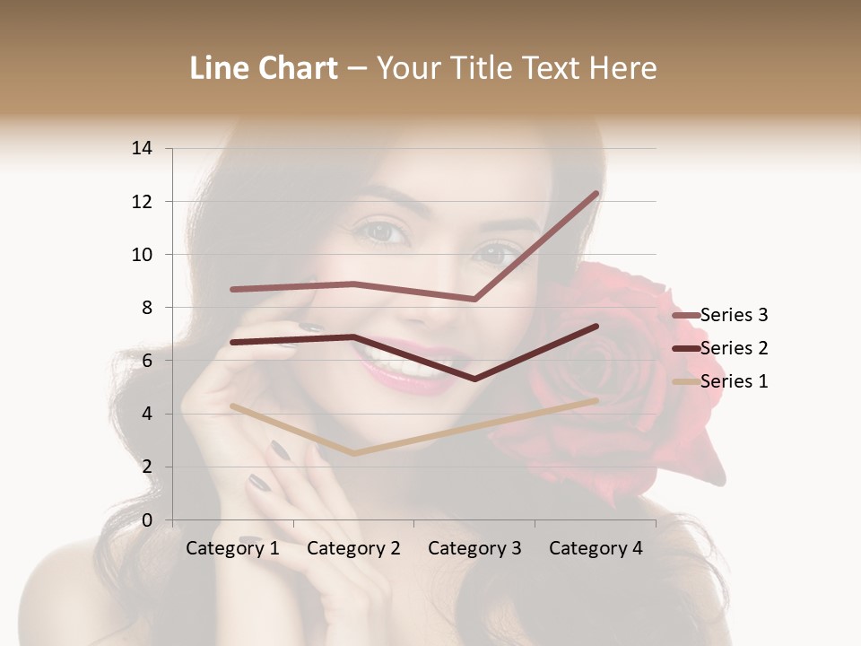Teeth Pretty Woman PowerPoint Template