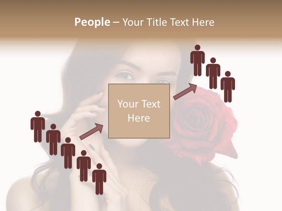 Teeth Pretty Woman PowerPoint Template