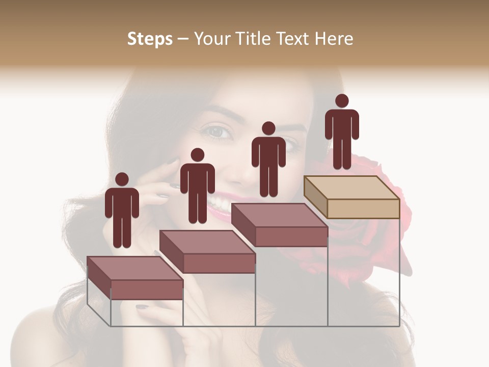 Teeth Pretty Woman PowerPoint Template