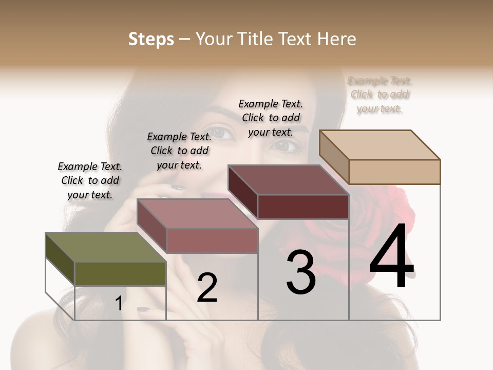 Teeth Pretty Woman PowerPoint Template