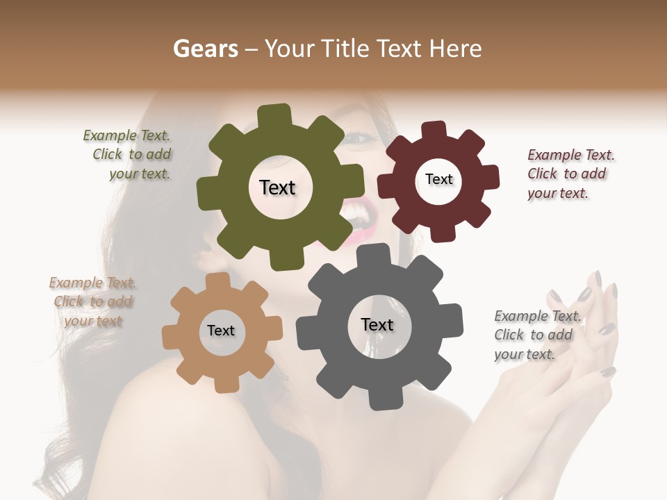 Lips Care Cosmetics PowerPoint Template