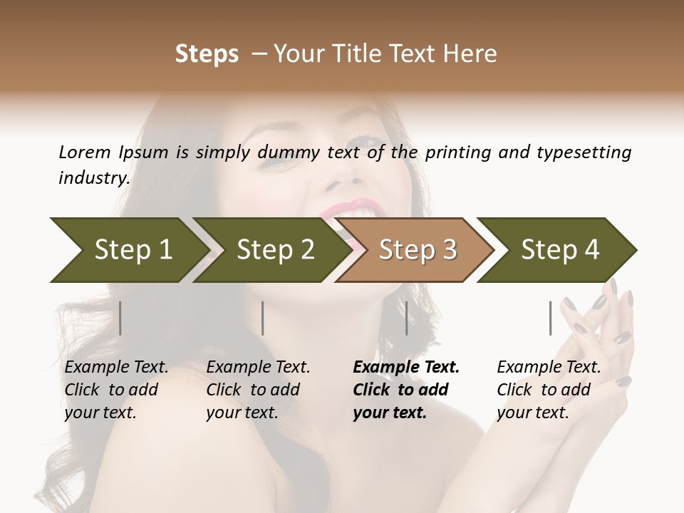 Lips Care Cosmetics PowerPoint Template