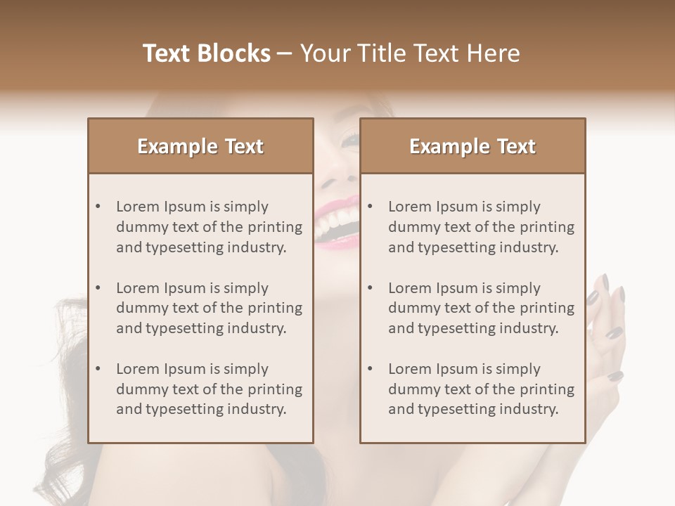 Lips Care Cosmetics PowerPoint Template