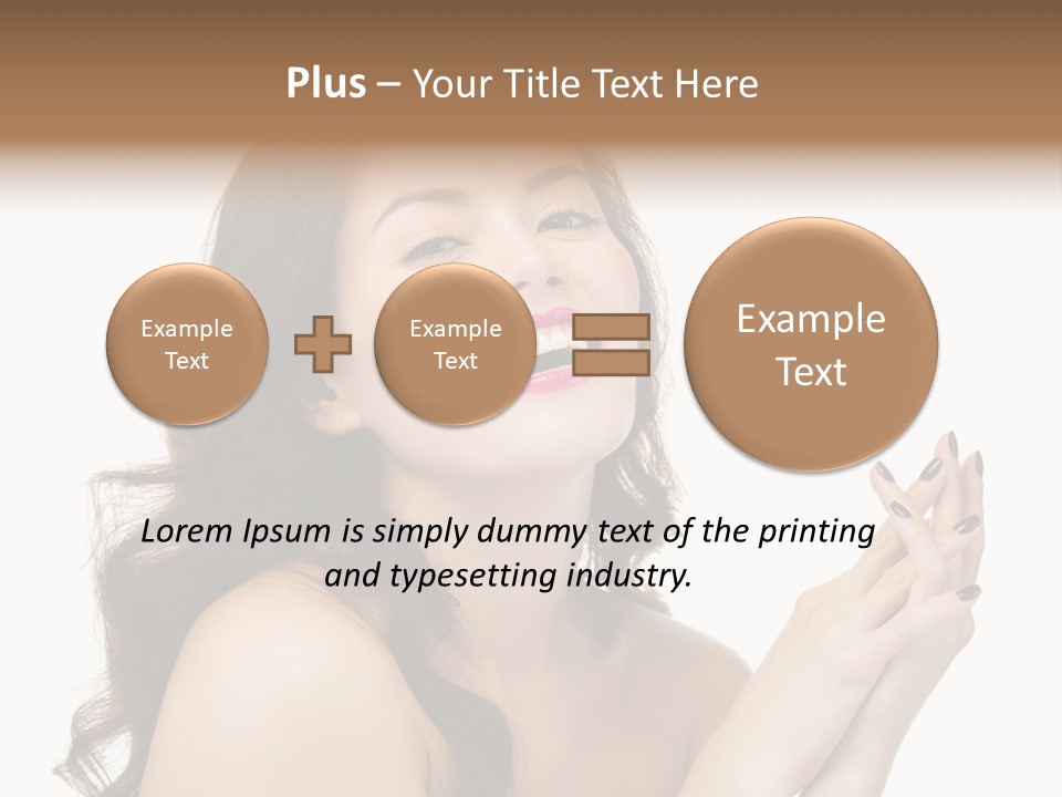 Lips Care Cosmetics PowerPoint Template