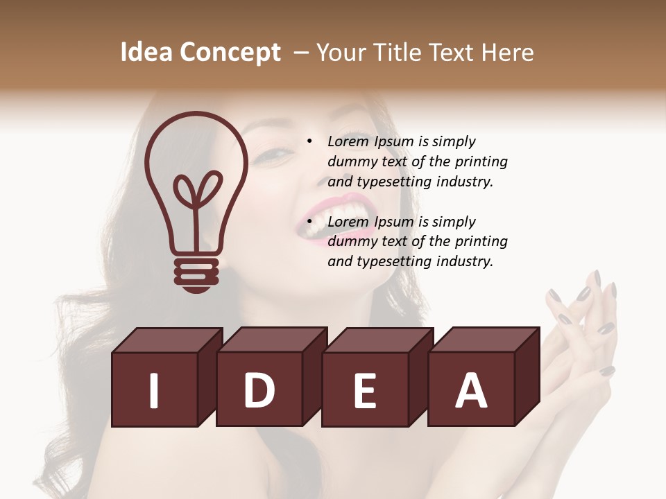 Lips Care Cosmetics PowerPoint Template