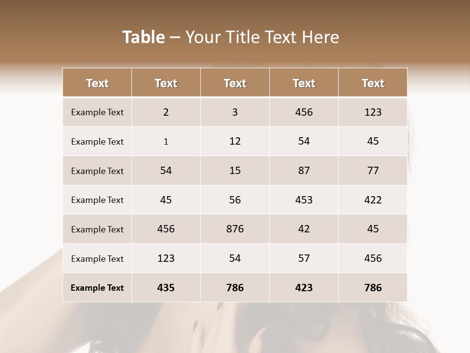 Pretty Face Care PowerPoint Template