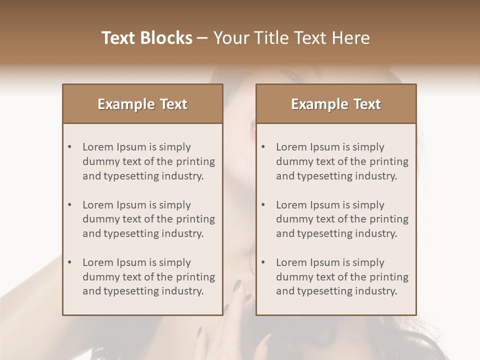 Pretty Face Care PowerPoint Template