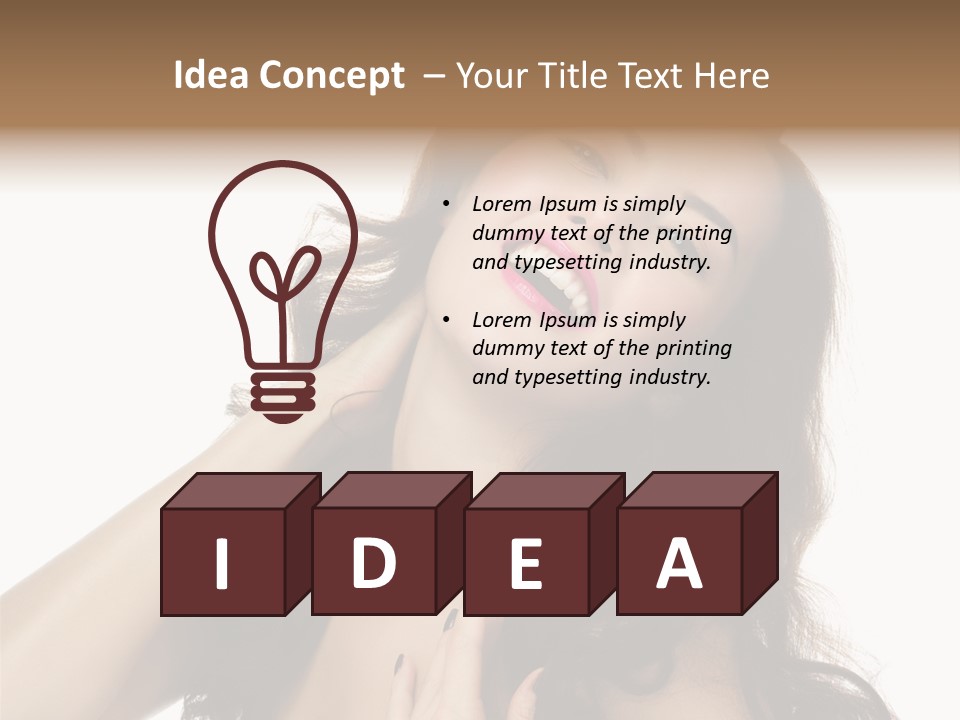 Pretty Face Care PowerPoint Template