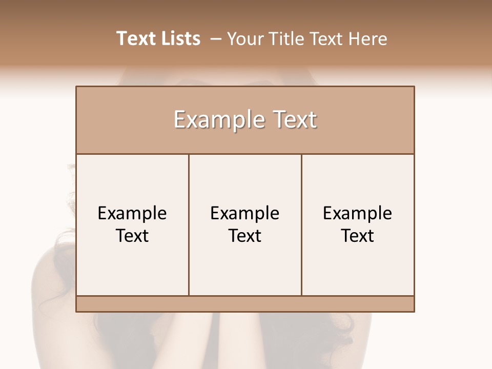 Woman Hands Spa PowerPoint Template