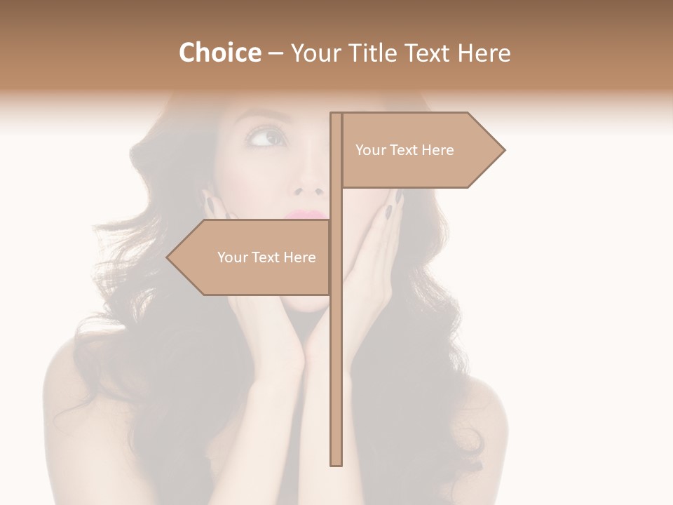 Woman Hands Spa PowerPoint Template