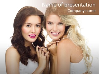 Long  Female PowerPoint Template