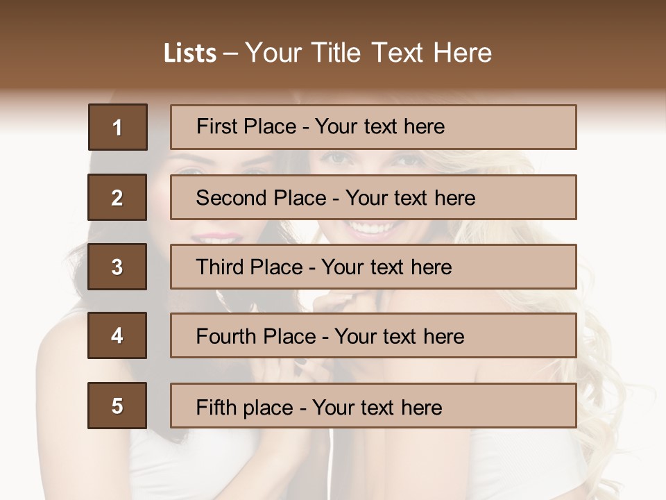 Long  Female PowerPoint Template