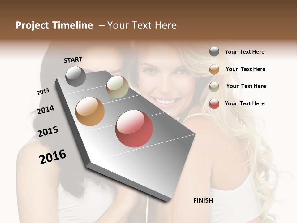 Long  Female PowerPoint Template