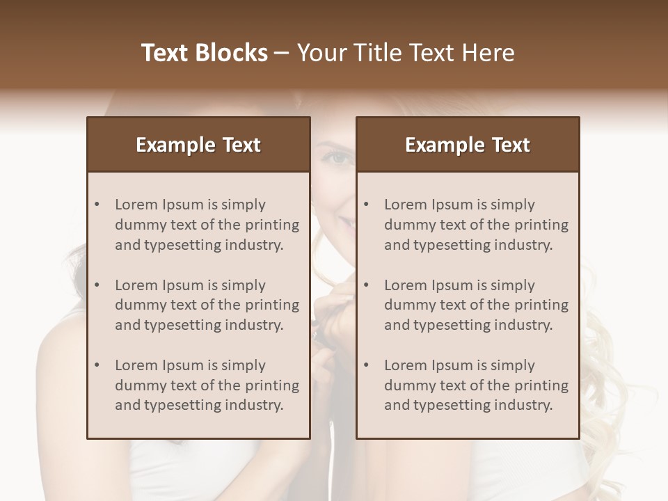 Long  Female PowerPoint Template